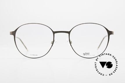 Götti Lewis Superleichte Titanbrille, eine superleichte Titanium-Fassung, made in Japan, Passend für Herren und Damen