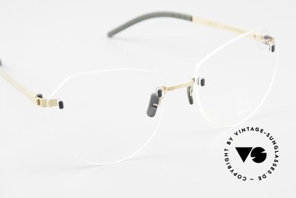 Götti Perspective DC06 Zauberhafte Damenbrille, ungetragenes Designerstück von 2019, mit Hartetui, Passend für Damen