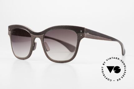 Lucas de Stael Minotaure Split 29 Damensonnenbrille Leder, eine Luxus Damen-Sonnenbrille; handmade in France, Passend für Damen