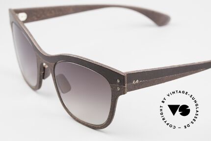 Lucas de Stael Minotaure Split 29 Damensonnenbrille Leder, Luxusmodell mit Leder-Überzug (Connoisseur-Brille), Passend für Damen