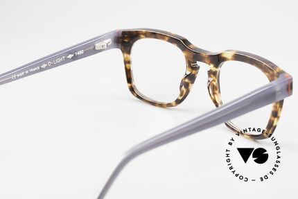 Anne Et Valentin D-Light Eckige Herrenbrille Azetat, ungetragenes Einzelstück von 2015; made in France, Passend für Herren