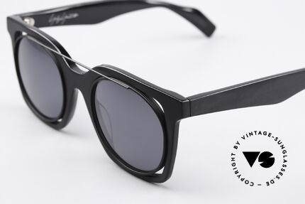 Yohji Yamamoto YY7008 Gläser Sind Matt Verspiegelt, ausdrucksstarke Designersonnenbrille mit Charakter, Passend für Damen