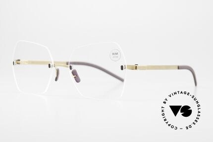 Götti Perspective EF01 Optional Randlose Brille, zusätzliche "Rim-Option" mit 3D Druck Fassungsrand, Passend für Damen