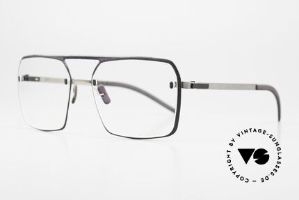 Götti Perspective Bold10 Innovative Brille Herren, randlos mit additiver Deko-Umrandung & Oberbalken, Passend für Herren