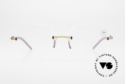 Götti Perspective SF04 Innovative Randlose Brille, randlose Damenbrille; auffällig und minimalistisch!, Passend für Damen