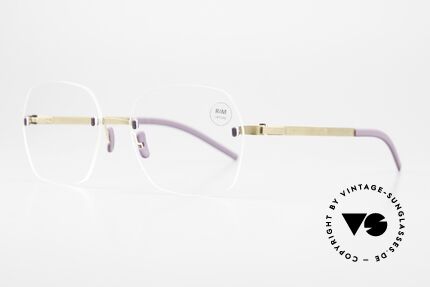 Götti Perspective SF04 Innovative Randlose Brille, zusätzliche "Rim-Option" mit 3D Druck Fassungsrand, Passend für Damen