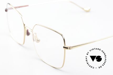 Caroline Abram Valeria Eckige Metallbrille Frauen, sinnbildlich für den Sixites vintage Style Miamis, Passend für Damen