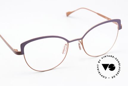 Caroline Abram Yoko Sehr Feminine Vintage Brille, ungetragenes Exemplar aus dem Jahre 2019; Vertu, Passend für Damen