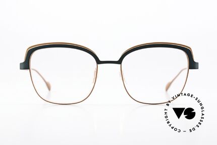 Caroline Abram X-Ellente Feminine Brille Sixties Style, eine zauberhafte Damen-Metallbrille aus Paris, Passend für Damen