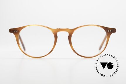 Lesca P18 Klassische Brille Panto, klassische Brillenform in einem zeitlosen Design, Passend für Herren und Damen