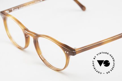 Lesca P18 Klassische Brille Panto, schöne Azetat-Brille, made in France, handgemacht, Passend für Herren und Damen