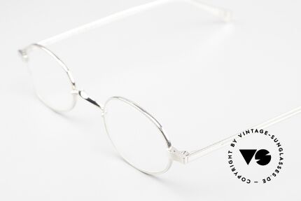 Gernot Lindner GL-I72 Ovale 925er Silberbrille, zeitlos, elegant, kostbar für Qualitätsliebhaber!, Passend für Herren und Damen