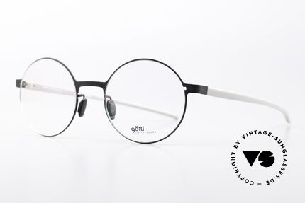 Götti Tamal Superleichte Runde Brille, fühlbare Spitzenqualität; zeitlos in Farbe und Form, Passend für Herren und Damen