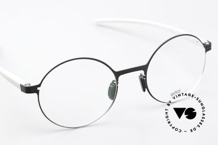 Götti Tamal Superleichte Runde Brille, ungetragenes Designerstück von 2015, mit Hartetui, Passend für Herren und Damen
