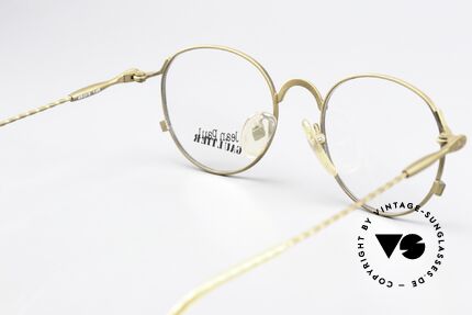 Jean Paul Gaultier 55-2172 Runde Vintage Brille 90er, KEINE Retrobrille, sondern 100% vintage Original, Passend für Herren und Damen