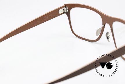 Lucas de Stael Vivarium V06 Brille Aus Dem Vivarium, col. 03: Leguan-Leder in Kombination mit Rindsleder, Passend für Herren