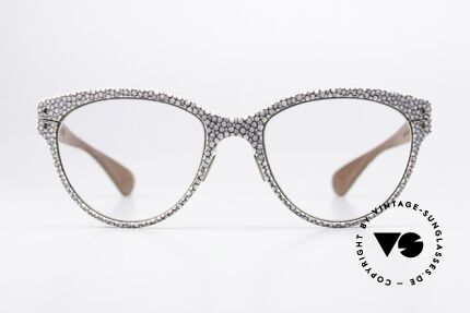Lucas de Stael Vivarium V05 Schlangen & Leguan Leder, eine einzigartige Designerbrille; Paris handmade, Passend für Damen