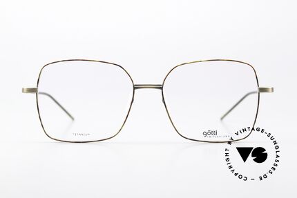 Götti Daria Feminine Titanium Brille, eine superleichte Titanium-Fassung, made in Japan, Passend für Damen