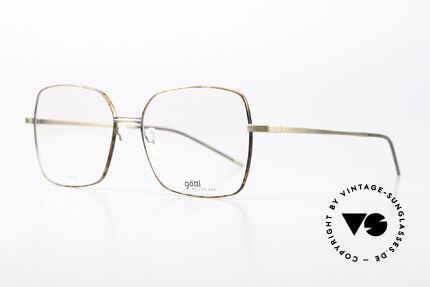 Götti Daria Feminine Titanium Brille, fühlbare Spitzenqualität; zeitlos in Farbe und Form, Passend für Damen