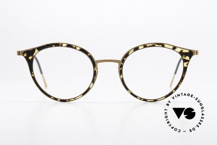 Lindberg 9728 Strip Titanium Sehr Feminines Brillendesign, hinreißendes Modell 9728 in Größe 48/21, Color U15, Passend für Damen