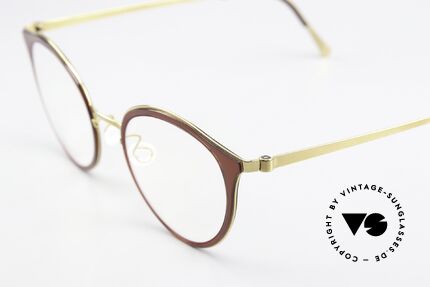 Lindberg 9728 Strip Titanium Sehr Weibliches Brillendesign, trägt für uns das Prädikat "TRUE VINTAGE LINDBERG", Passend für Damen