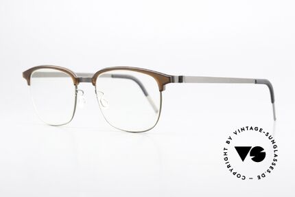 Lindberg 9835 Strip Titanium Herrenbrille Kombibrille, Herren-Modell 9835 in Größe 50/19, 135, Color 10, Passend für Herren