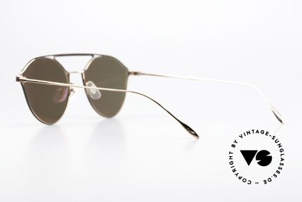 Yuichi Toyama US-016 Grandiose Damenbrille, pink-verspiegelte Gläser für 100% UV Protection, Passend für Damen