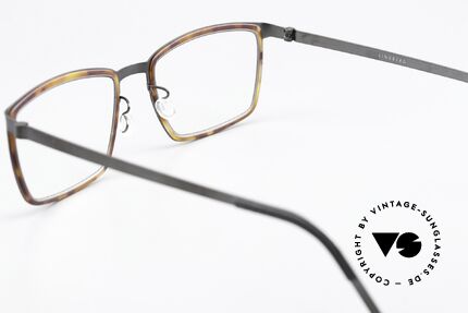 Lindberg 9711 Strip Titanium Sehr Markante Herrenbrille, die orig. DEMOgläser können beliebig getauscht werden, Passend für Herren