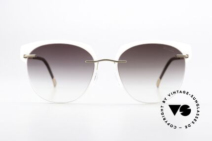 Silhouette 8702 Sonnenbrille Für Damen, Accent Shades Serie; braun-Verlauf Sonnengläser, Passend für Damen