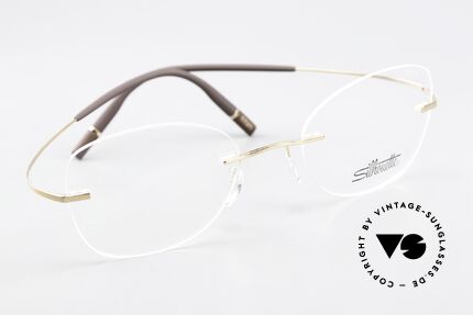 Silhouette 5541 Randlose Titaniumbrille, Glasform kann ggf. vom Optiker angepasst werden, Passend für Damen