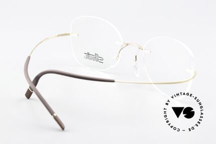 Silhouette 5541 Randlose Titaniumbrille, ungetragen von 2019; minimalistisch und doch edel, Passend für Damen