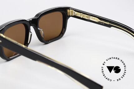 Jacques Marie Mage Plaza Streng Limitierte Brille, Bezeichnung: JMM Plaza - Beluga - Dark Tuscan - Gold, Passend für Herren