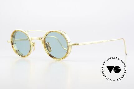 Jacques Marie Mage Ringo 2 Beta Titan Sonnenbrille Rund, Fab Four Inspired Shades = daher auch der Name!, Passend für Herren und Damen