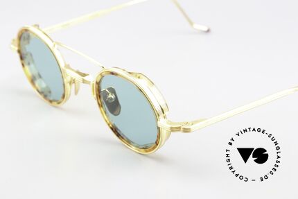 Jacques Marie Mage Ringo 2 Beta Titan Sonnenbrille Rund, JMM zeigt, dass "vintage" keine Frage des Alters ist!, Passend für Herren und Damen