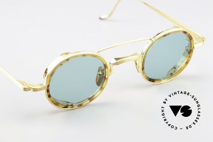 Jacques Marie Mage Ringo 2 Beta Titan Sonnenbrille Rund, stilvoller & besser geht's nicht; nur 450 Stk. weltweit, Passend für Herren und Damen