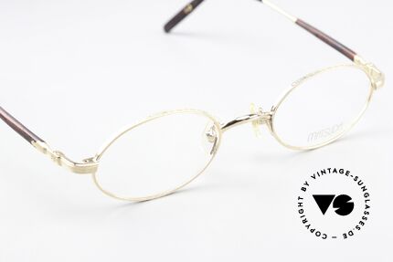 Matsuda 10116 Kleine Ovale Vintage Brille, wahre Handwerkskunst (made in Japan), die Zeit kostet, Passend für Herren und Damen