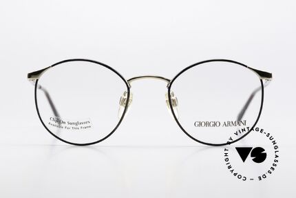 Giorgio Armani 163 Clip On 132 Panto Brille, Größe: small, Passend für Herren