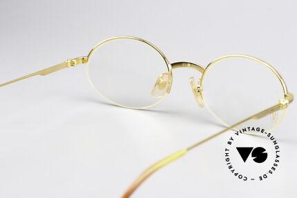 Cartier Manhattan Ovale Luxus Fassung 90er, KEINE RETRO Cartier Brille; ein Original von 1998!, Passend für Herren und Damen