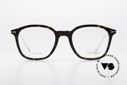 Tom Ford TF5484 Herren Designer Brille Titan, sehr edle und hochwertige Fassung, made in Japan, Passend für Herren