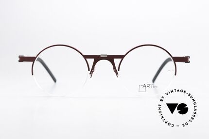 Bajazzo Rondo 3 Runde Metallbrille Unisex, Brillenmode, made in Germany, aus dem Jahr 2021, Passend für Herren und Damen