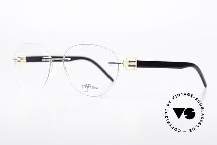 Bajazzo Uli 1 Randlosbrille Damen Herren, ausdrucksstarkes Design mit innovativer Technik, Passend für Herren und Damen