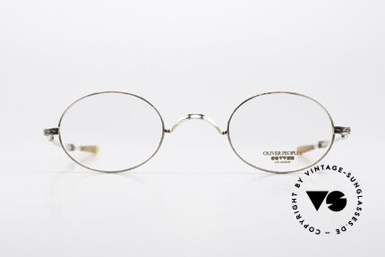 Oliver Peoples OP76G Kleine Brille Made in Japan, 1986 gegründet; inspiriert vom 20er Art Deco Zeitalter, Passend für Herren und Damen