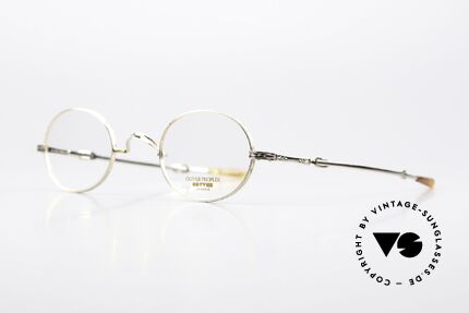 Oliver Peoples OP76G Kleine Brille Made in Japan, O.P. beschreibt sich selbst als "intellektuelle Designs", Passend für Herren und Damen