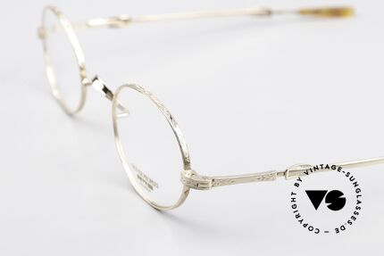 Oliver Peoples OP76G Kleine Brille Made in Japan, TOP-Qualität, ausziehbare Brillenbügel = teleskopartig, Passend für Herren und Damen