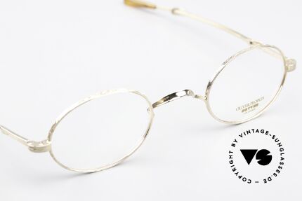 Oliver Peoples OP76G Kleine Brille Made in Japan, ungetragen (wie alle unsere vintage O. Peoples Brillen), Passend für Herren und Damen