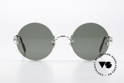 Cartier Madison Platinum Tendenz Large Size, Modell Madison aus der alten Rimless Collection, Passend für Herren und Damen