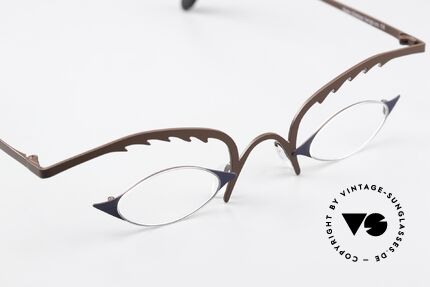 Theo Belgium Tibetan Verrückte Lesebrille Damen, ungetragene Kunstbrille für die, die sich trauen!, Passend für Damen