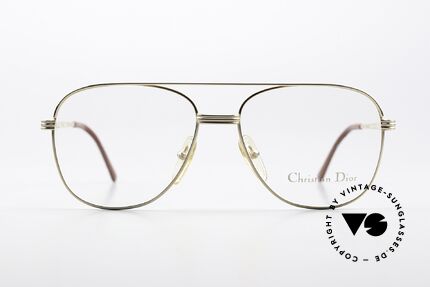 Christian Dior 2749 Stilvolle Aviatorbrille 90er, 2749, Gr. 57/16 mit flexiblen Federscharnieren, Passend für Herren