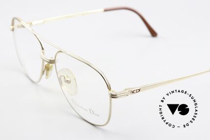 Christian Dior 2749 Stilvolle Aviatorbrille 90er, vergoldeter Titanrahmen; viel teurer geht's nicht, Passend für Herren