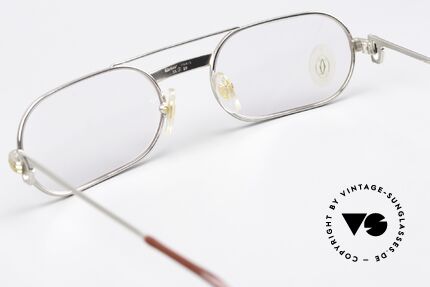 Cartier MUST LC - M Luxus Platin Brillenfassung, KEIN RETRO; ein 40 Jahre altes vintage ORIGINAL!, Passend für Herren